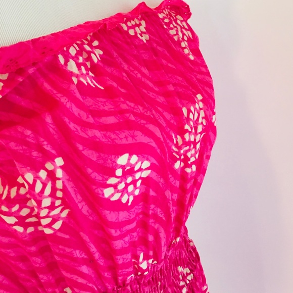 Victoria’s Secret Moda International pink cotton fit and flare dress. M. NWOT. - Picture 3 of 11